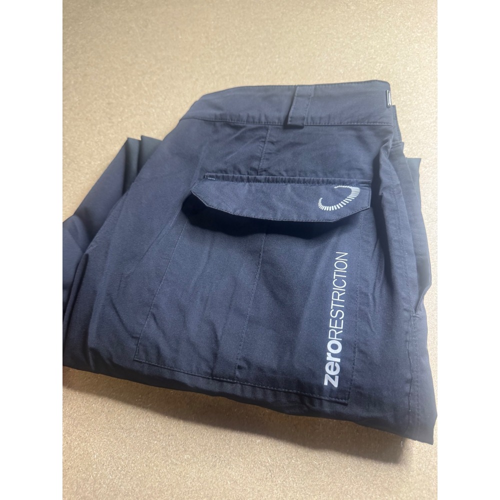 Zero Restriction Tour Series Mens Golf Rain Pants Black Waterproof Size Medium